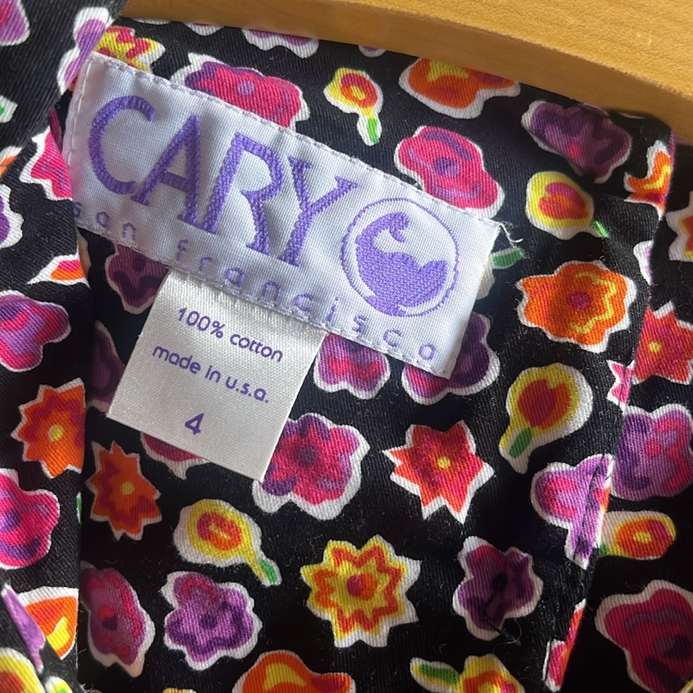 CARY SAN Francisco girls cotton jumper dress-sz 4-made in USA - Picture 5 of 5
